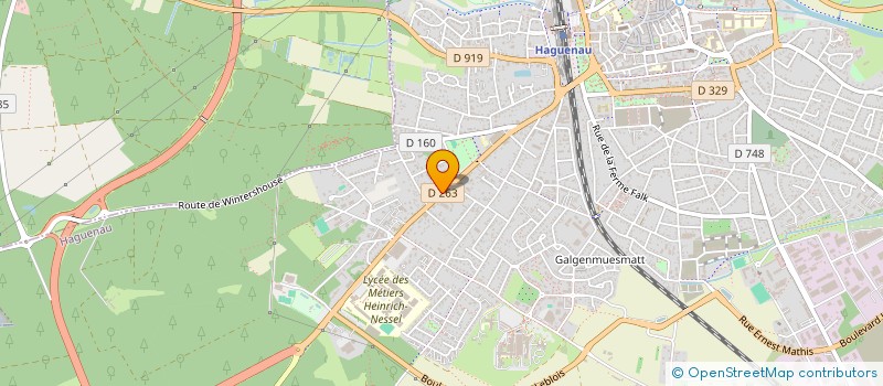 localisation de l'entreprise BALTIC  HAGUENAU