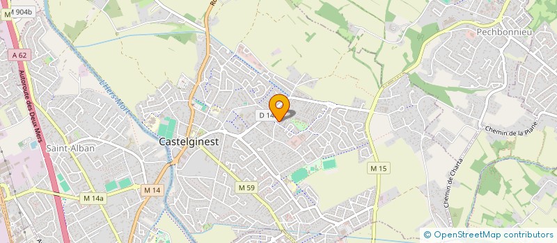 localisation de l'entreprise BALTIC CONSTRUCTION BOIS  CASTELGINEST