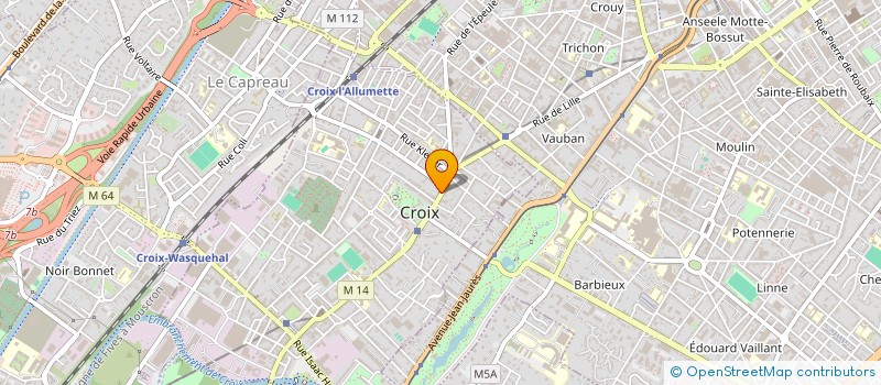 localisation de l'entreprise BALTICAP LC1 à CROIX