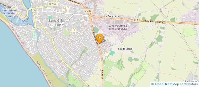 localisation de l'entreprise BALTICWAY à SAINT-GILLES-CROIX-DE-VIE