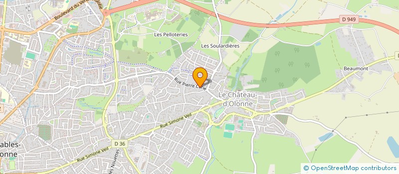 localisation de l'entreprise BALTIMA HOLDING  LES SABLES D'OLONNE