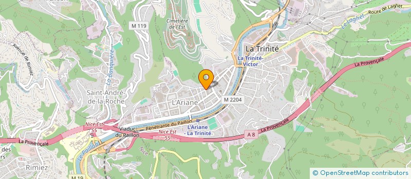 localisation de l'entreprise BALTIMEX à NICE