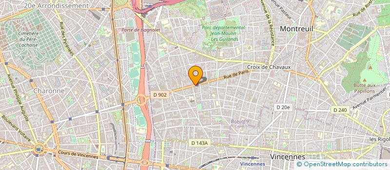 localisation de l'entreprise BALTO BAR - M.Z à MONTREUIL