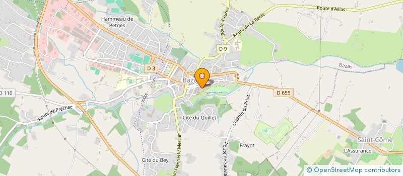 localisation de l'entreprise BALTORO  LABESCAU