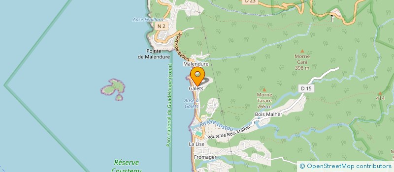 localisation de l'entreprise BALTUS SERVICES à BOUILLANTE