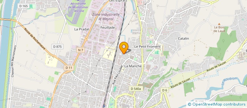 localisation de l'entreprise BALTYMORE II  MONTELIMAR