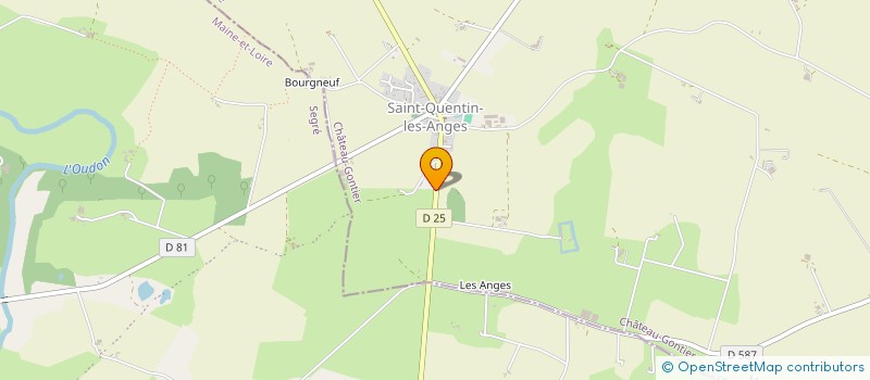 localisation de l'entreprise BALU GAUBERT  SAINT-QUENTIN-LES-ANGES