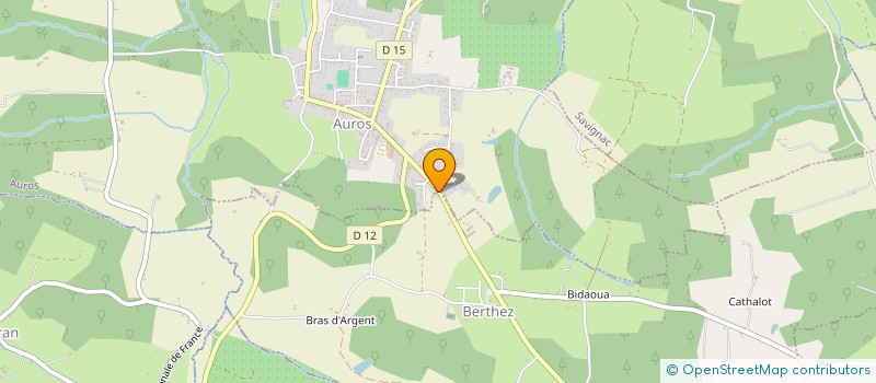 localisation de l'entreprise BALU-SAND  AUROS