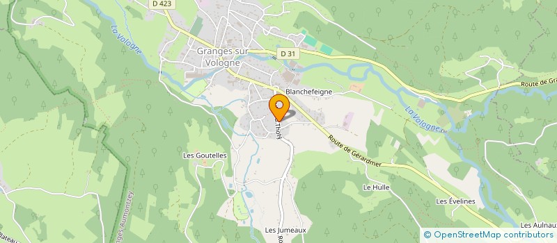 localisation de l'entreprise BALUBOIS à GRANGES-AUMONTZEY