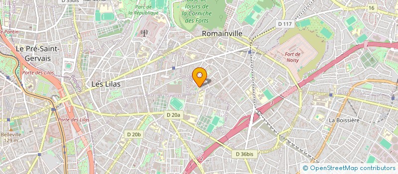 localisation de l'entreprise BALUCHON à ROMAINVILLE