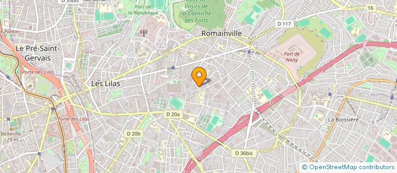 localisation de l'entreprise BALUCHON - A TABLE CITOYENS à ROMAINVILLE
