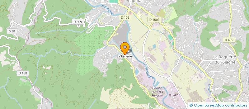 localisation de l'entreprise BALUDIM  PEGOMAS