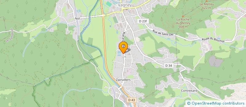 localisation de l'entreprise BALUPADE  VAGNEY