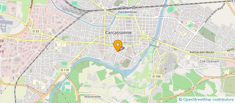 localisation de l'entreprise BALURO à CARCASSONNE