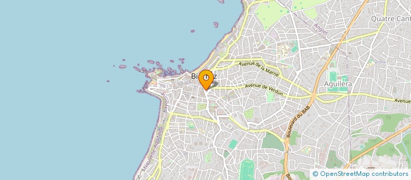 localisation de l'entreprise BALUS'CAFE à BIARRITZ