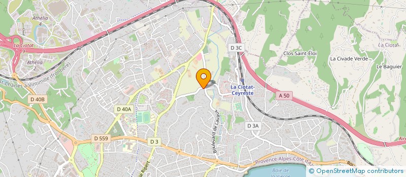 localisation de l'entreprise BALUSA à LA CIOTAT