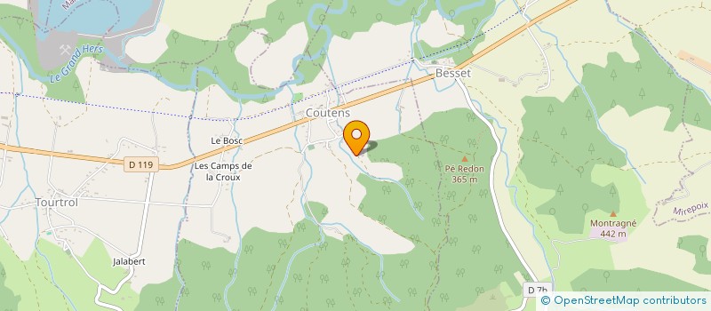 localisation de l'entreprise BALUSSOU à COUTENS