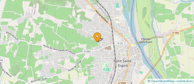 localisation de l'entreprise BALUSTCARMINATI  PONT-SAINT-ESPRIT