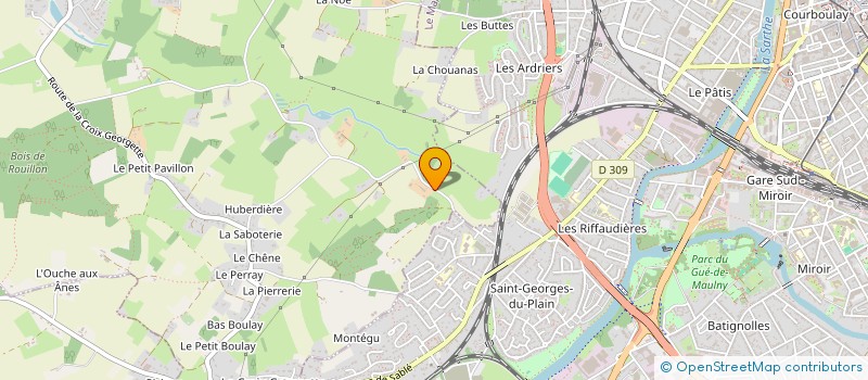 localisation de l'entreprise BALUZI  ROUILLON