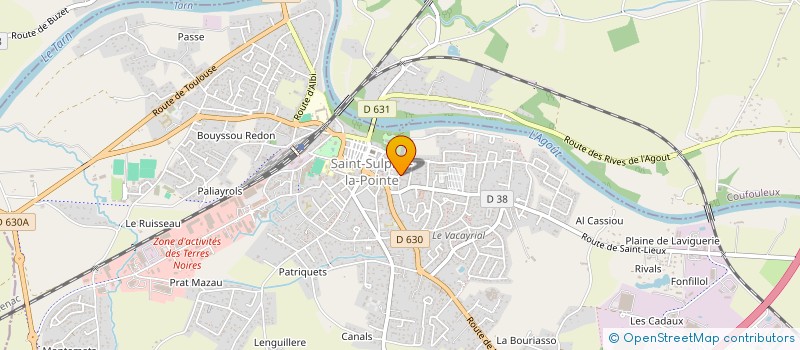 localisation de l'entreprise BALVIMINI  SAINT-SULPICE-LA-POINTE