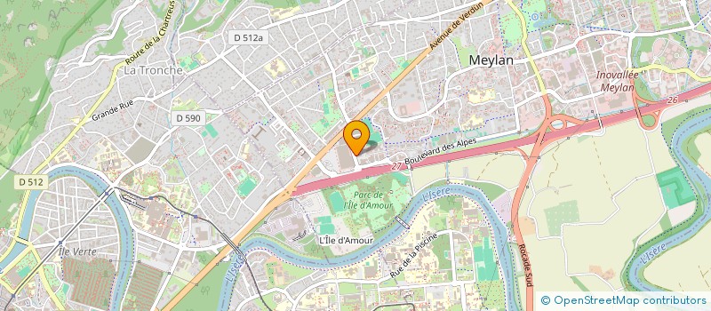 localisation de l'entreprise BALVY  MEYLAN