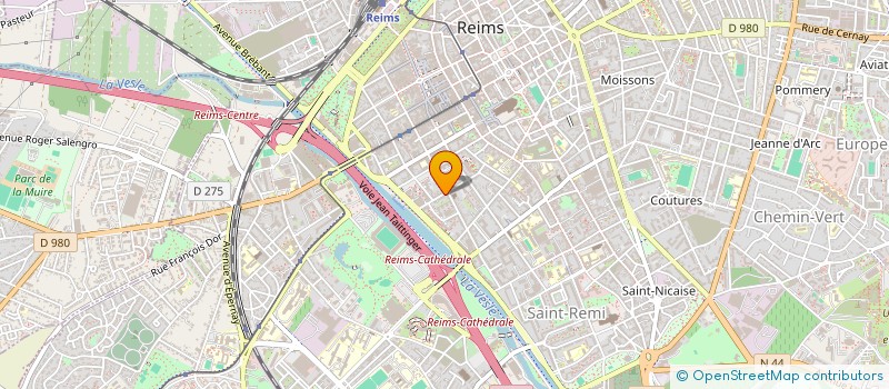 localisation de l'entreprise BALY  REIMS