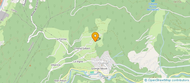 localisation de l'entreprise BALY  QUEIGE