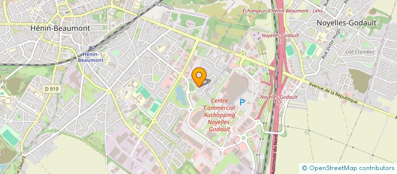 localisation de l'entreprise BALY AUDIT CONSEIL à HENIN-BEAUMONT