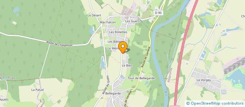 localisation de l'entreprise BALYA INVEST  PRIAY