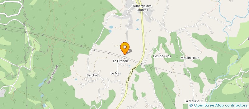 localisation de l'entreprise BALZAC  SAINTE-FEREOLE