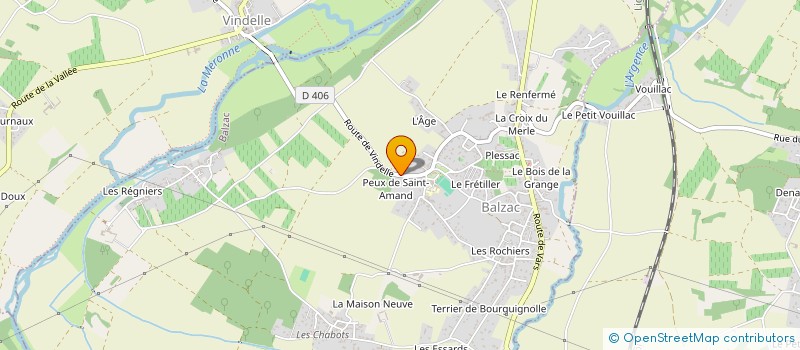 localisation de l'entreprise BALZAC II à BALZAC