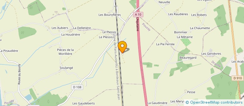 localisation de l'entreprise BALZEAU  POUZAY