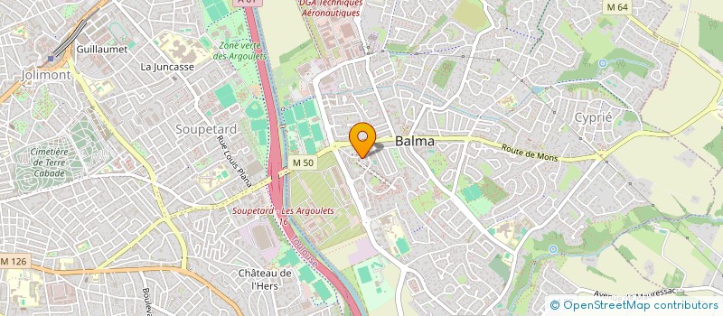 localisation de l'entreprise BAM 2  BALMA