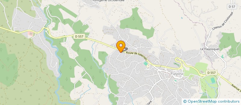 localisation de l'entreprise BAM 2  FLAYOSC