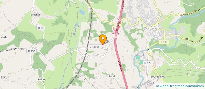 localisation de l'entreprise BAM  DONZENAC