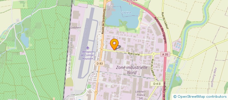 localisation de l'entreprise BAM à COLMAR