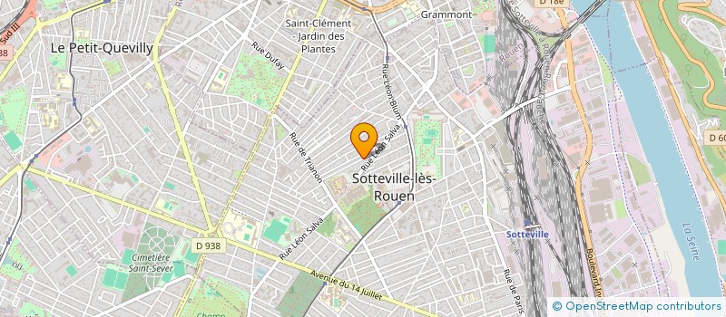 localisation de l'entreprise BAM  SOTTEVILLE-LES-ROUEN