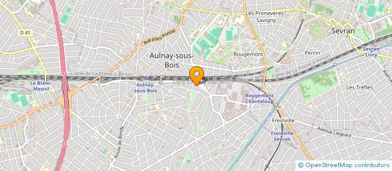 localisation de l'entreprise BAM à AULNAY-SOUS-BOIS