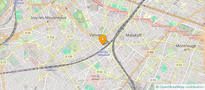 localisation de l'entreprise BAM !  VANVES