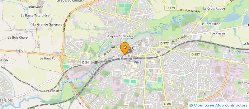 localisation de l'entreprise BAM  VITRE