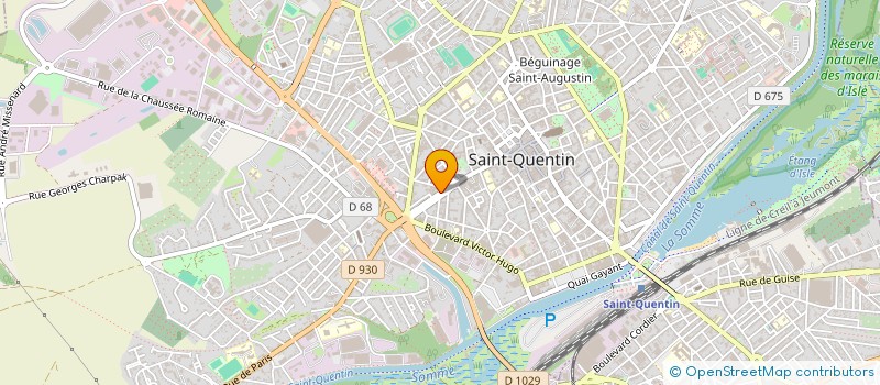localisation de l'entreprise BAM à SAINT-QUENTIN