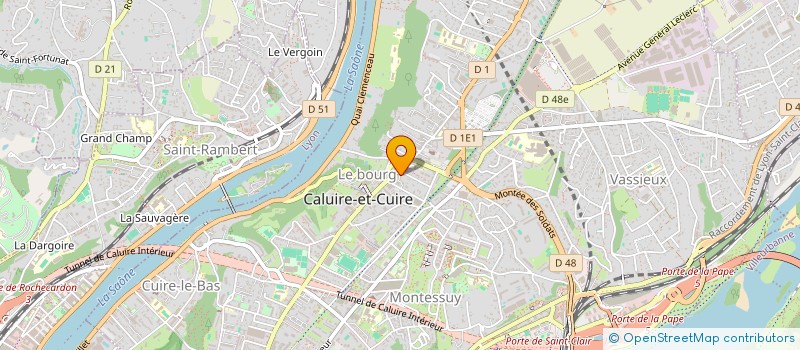 localisation de l'entreprise BAM ACADEMY !  CALUIRE-ET-CUIRE