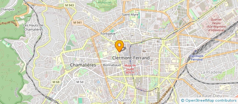 localisation de l'entreprise BAM ARCHITECTURES  CLERMONT-FERRAND