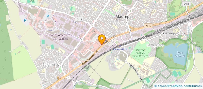 localisation de l'entreprise BAM AUTO à COIGNIERES