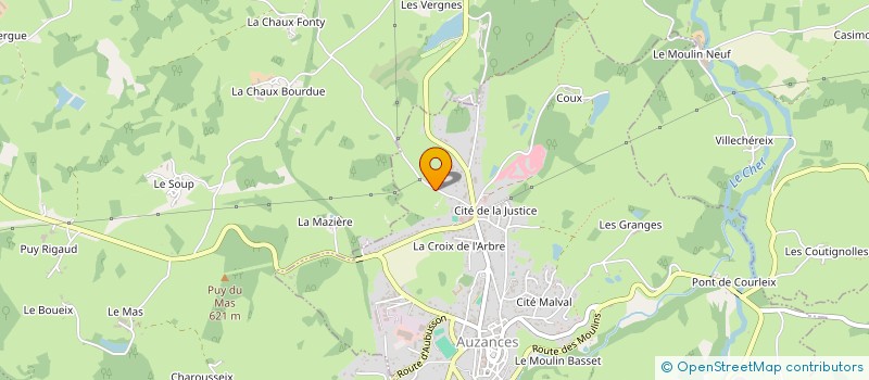 localisation de l'entreprise BAM AUTO à AUZANCES