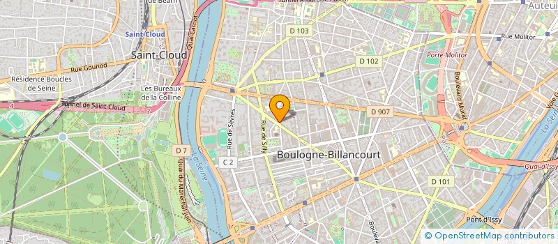 localisation de l'entreprise BAM BAM à BOULOGNE-BILLANCOURT