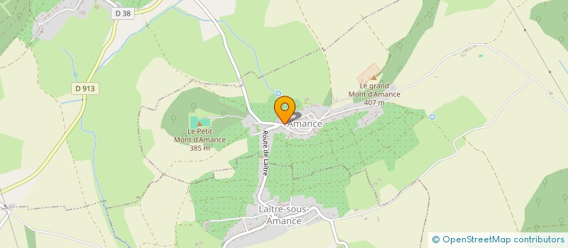 localisation de l'entreprise BAM BAM (BOUGE A AMANCE)  AMANCE