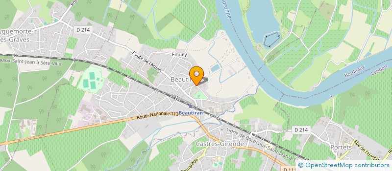 localisation de l'entreprise BAM - BEAUTIRAN AIME LE MOUVEMENT  BEAUTIRAN