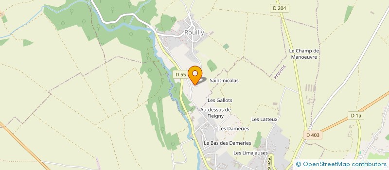 localisation de l'entreprise BAM & CIE  ROUILLY