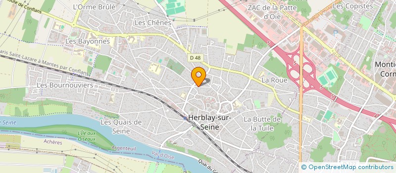 localisation de l'entreprise BAM CONSULTING  HERBLAY-SUR-SEINE